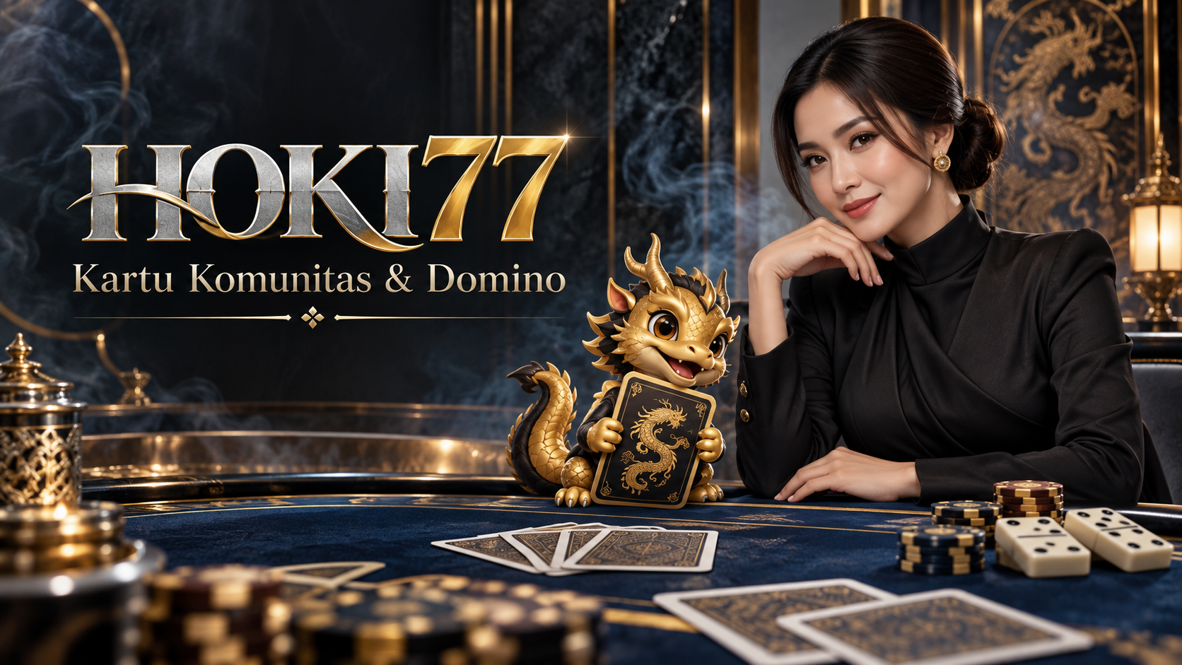 Poker HOKI77 — Kartu Komunitas dan Domino